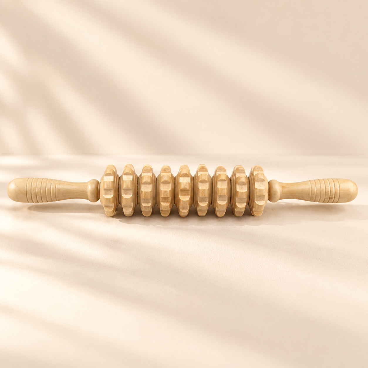 Wooden Trigger Point Massage Roller Stick