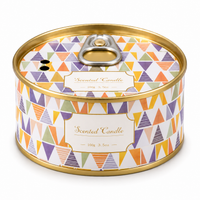Ring-pull tin scented candle, Orange Flower