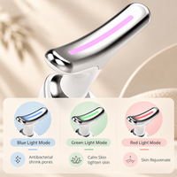 EMS Neck & Face Wand with Heat and 3-Color LED