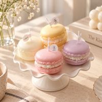 Macaron Candle, Handmade Dessert Shape