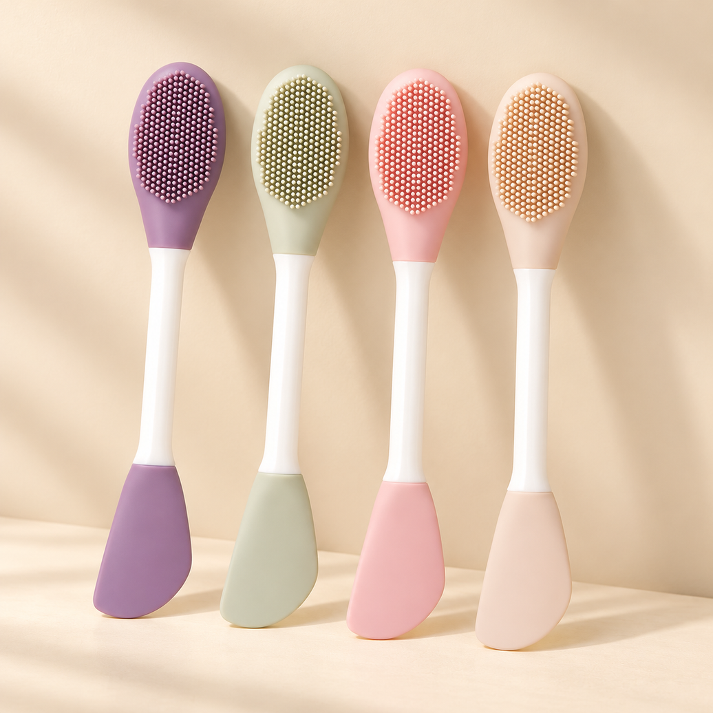Double-Ended Silicone Mask Brush