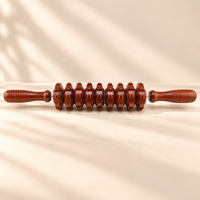 Wooden Trigger Point Massage Roller Stick