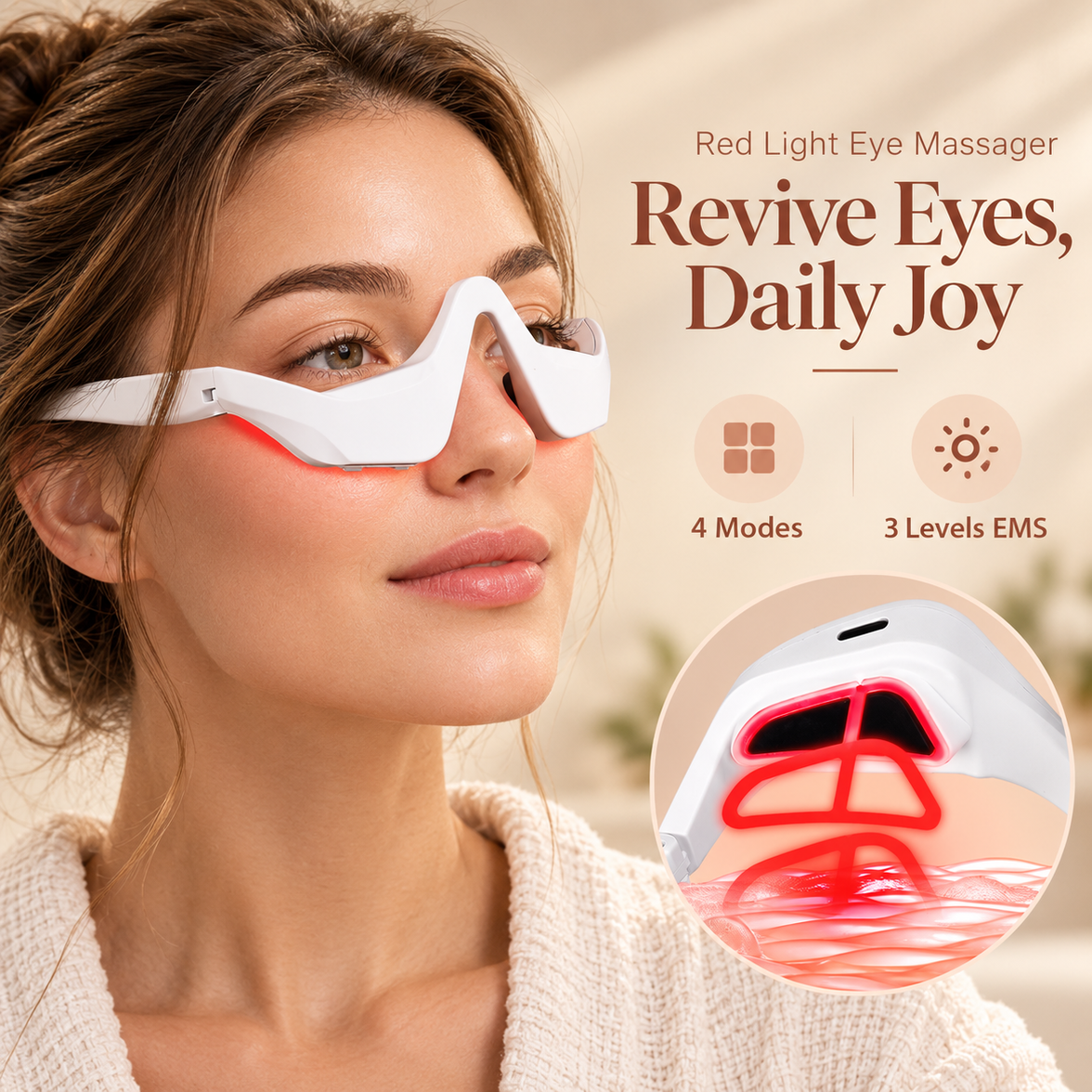 Red Light EMS Eye Massager