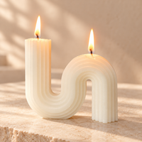 Sculptural S-Shape Soy Candle