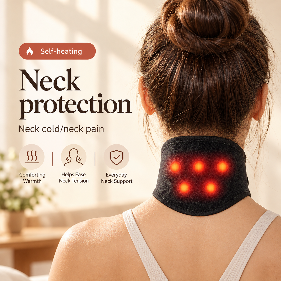 Self-Heating Neck Wrap
