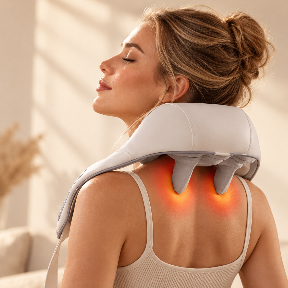 Hands-Free Kneading Shoulder & Neck Massager