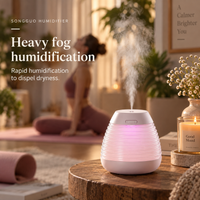 Pinecone Humidifier with Colorful Night Light