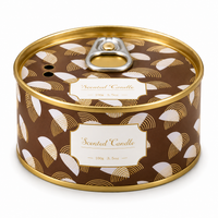 Ring-pull tin scented candle, Sandalwood