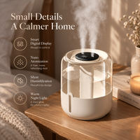 Dual Spray Humidifier with Digital Display