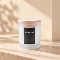 Soy Wax Candle with Wooden Lid