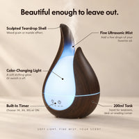 Teardrop Ultrasonic Aroma Diffuser