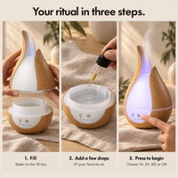 Teardrop Ultrasonic Aroma Diffuser