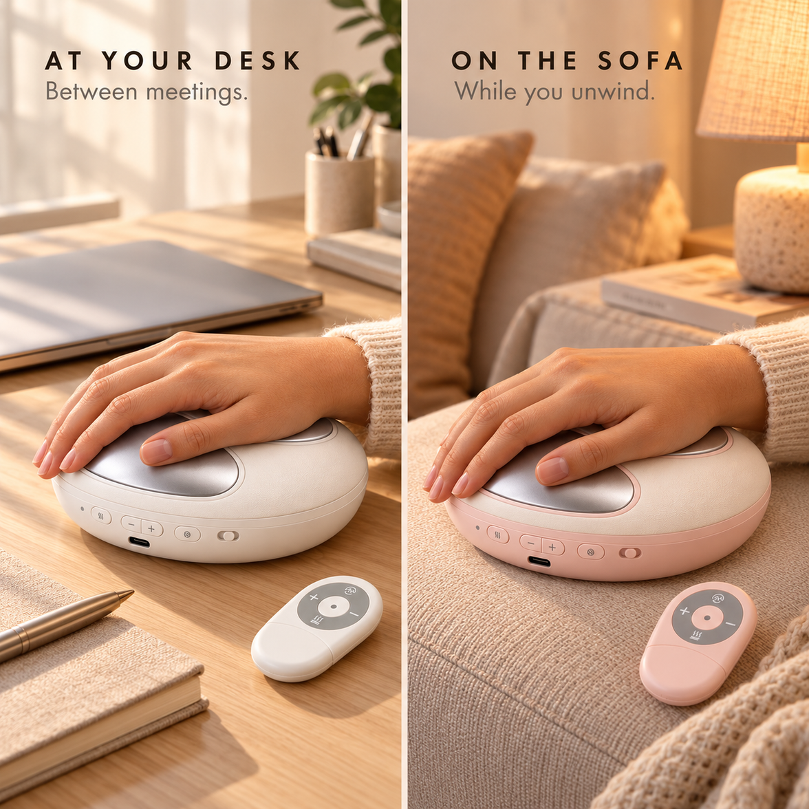 Rechargeable Heated Palm Massager