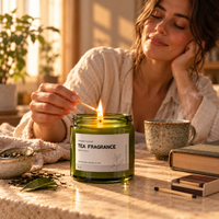 Vintage Green Jar Soy Candle