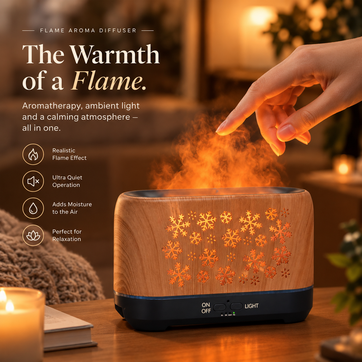 Snowflake Flame Diffuser