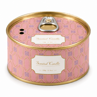 Ring-pull tin scented candle, White Peach Oolong