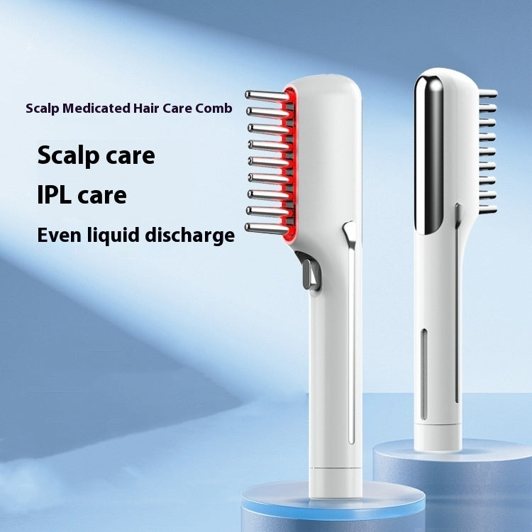 Red light scalp massage comb