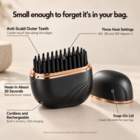 Cordless Mini Hair Straightening Comb
