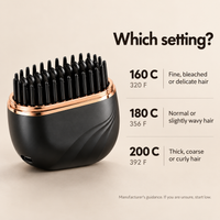 Cordless Mini Hair Straightening Comb
