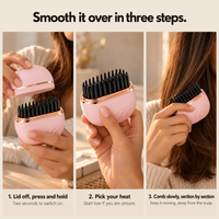 Cordless Mini Hair Straightening Comb