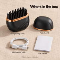 Cordless Mini Hair Straightening Comb