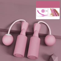 Dual-use cordless jump rope, Pink / Small Ball