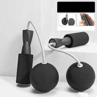 Dual-use cordless jump rope, Black / Large Ball