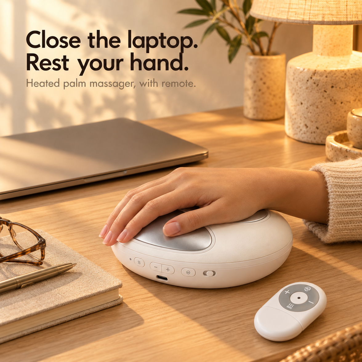 Rechargeable Heated Palm Massager