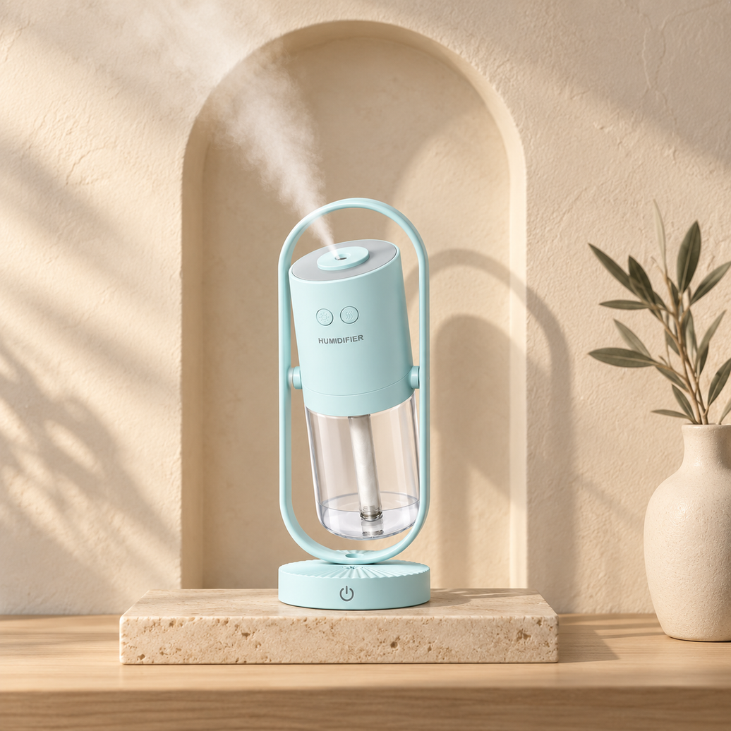 Portable Mini Humidifier with Night Light
