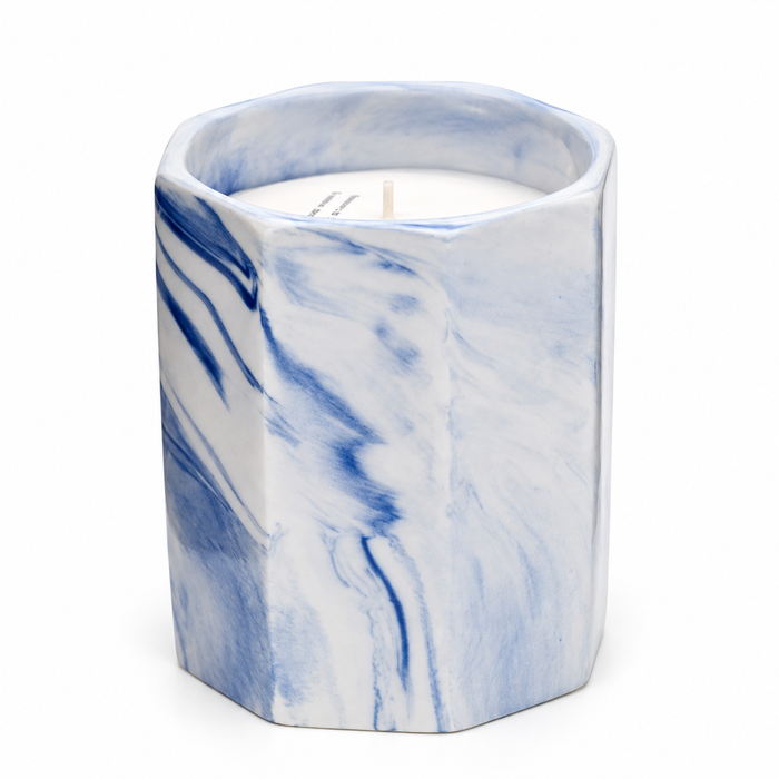 Marbled Ceramic Scented Candle