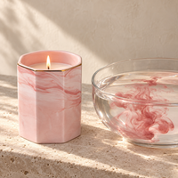 Marbled Ceramic Scented Candle