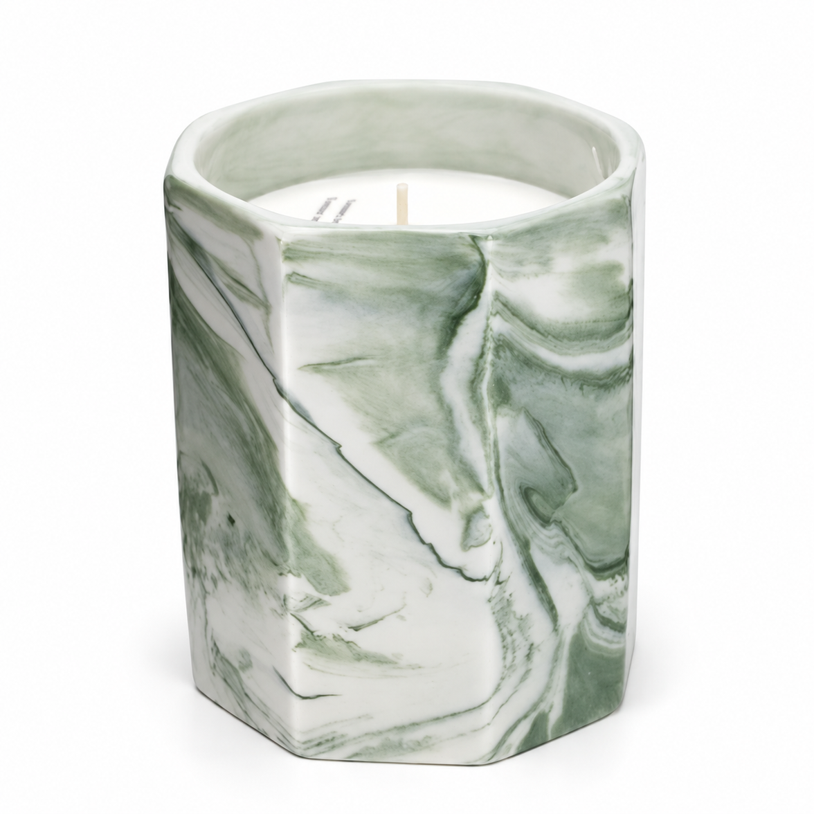 Marbled Ceramic Scented Candle