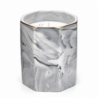 Marbled Ceramic Scented Candle