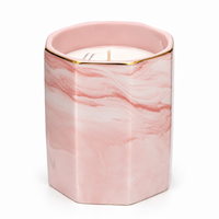Marbled Ceramic Scented Candle