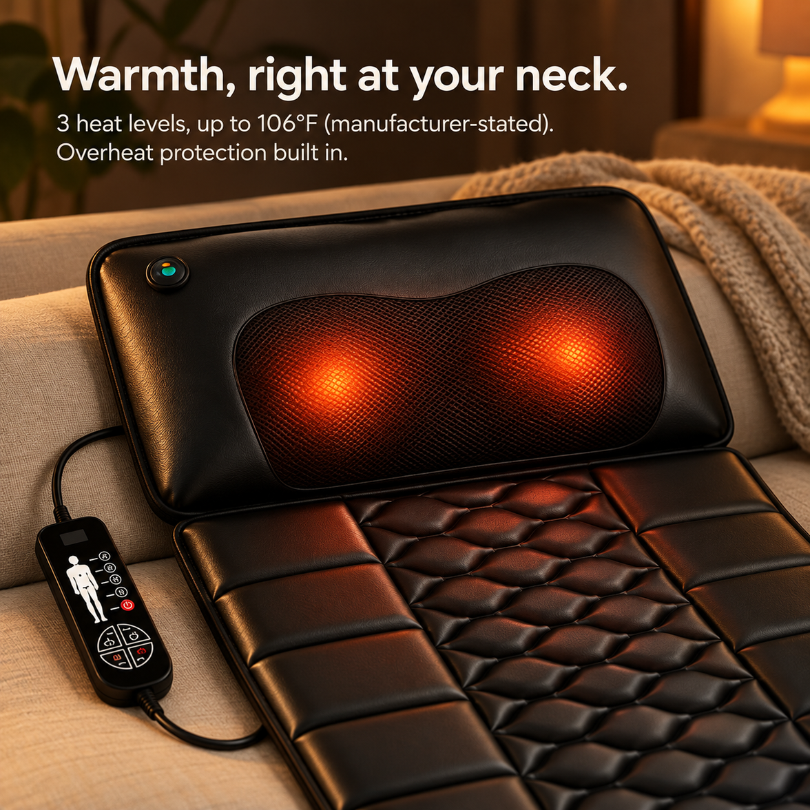 Heated Full-Body Massage Mat
