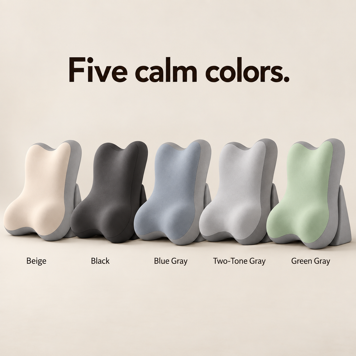Adjustable Memory Foam Backrest Pillow