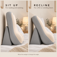 Adjustable Memory Foam Backrest Pillow