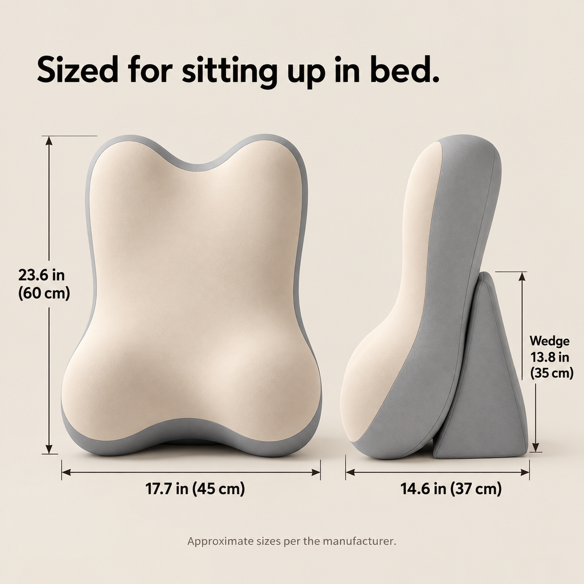 Adjustable Memory Foam Backrest Pillow