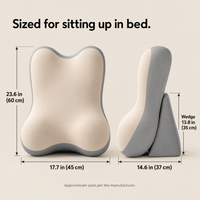 Adjustable Memory Foam Backrest Pillow