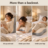 Adjustable Memory Foam Backrest Pillow