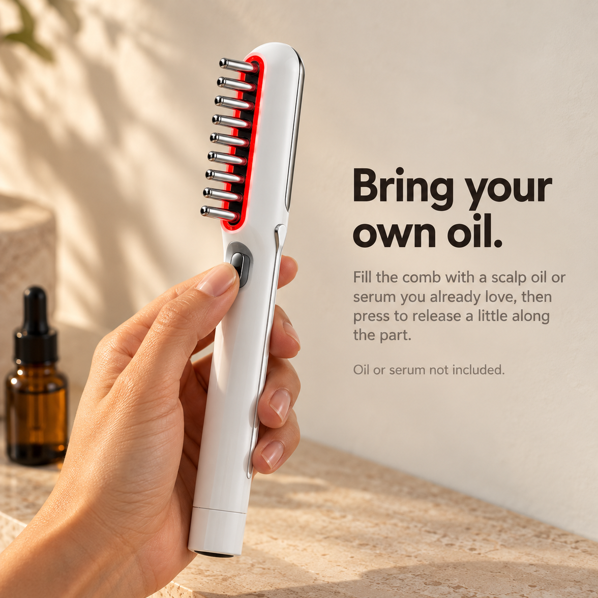 Red Light Scalp Massage Comb