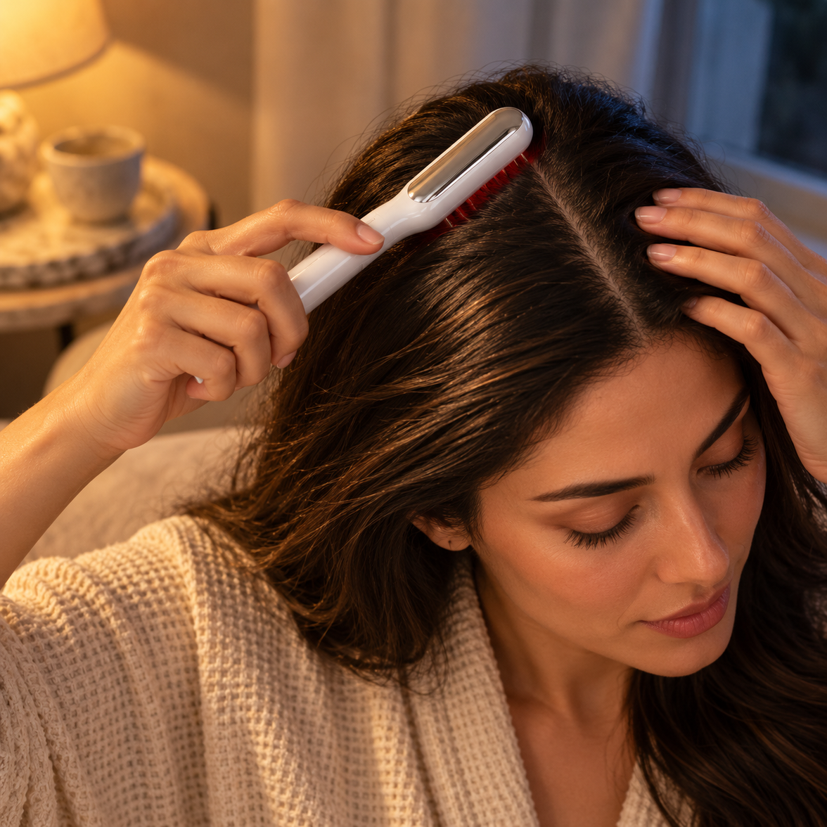 Red Light Scalp Massage Comb