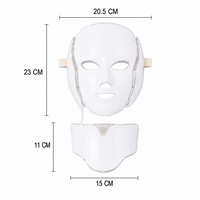 LED face and neck mask dimensions