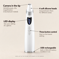 Visual Pore Vacuum with Camera
