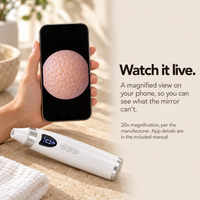 Visual Pore Vacuum with Camera